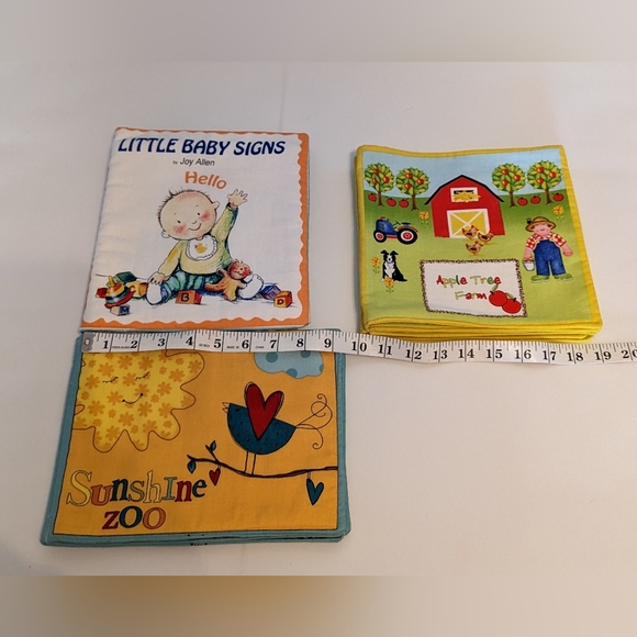 Soft Infant Books, 3 pieces, various colors - Picture 8 of 9